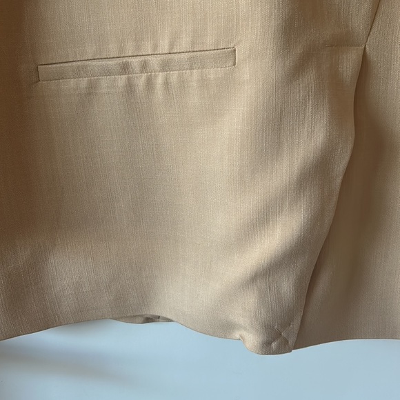 ZARA Woman BLAZERS | STRAIGHT CUT oversized fit BLAZER Apricot | 2010/706/739 S - Picture 13 of 15